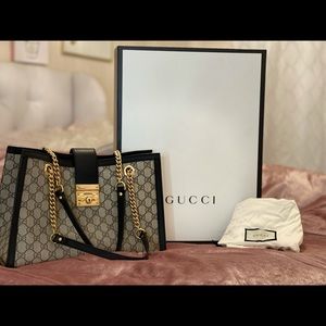 Authentic GG Medium Padlock Shoulder Bag